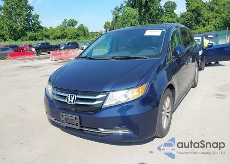 2014 Honda Odyssey Ex-L из США, поврежденный, VIN 5FNRL5H68EB082413